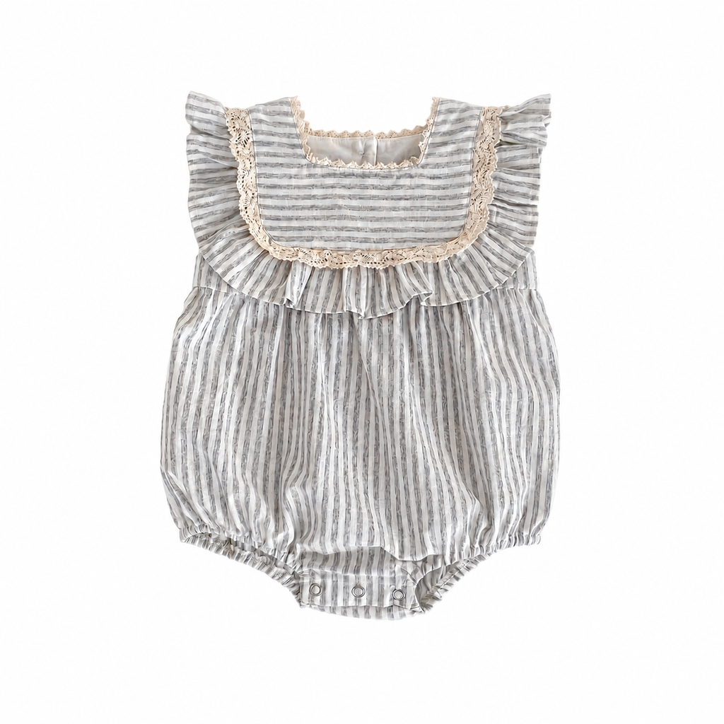 Frill Romper Blue
