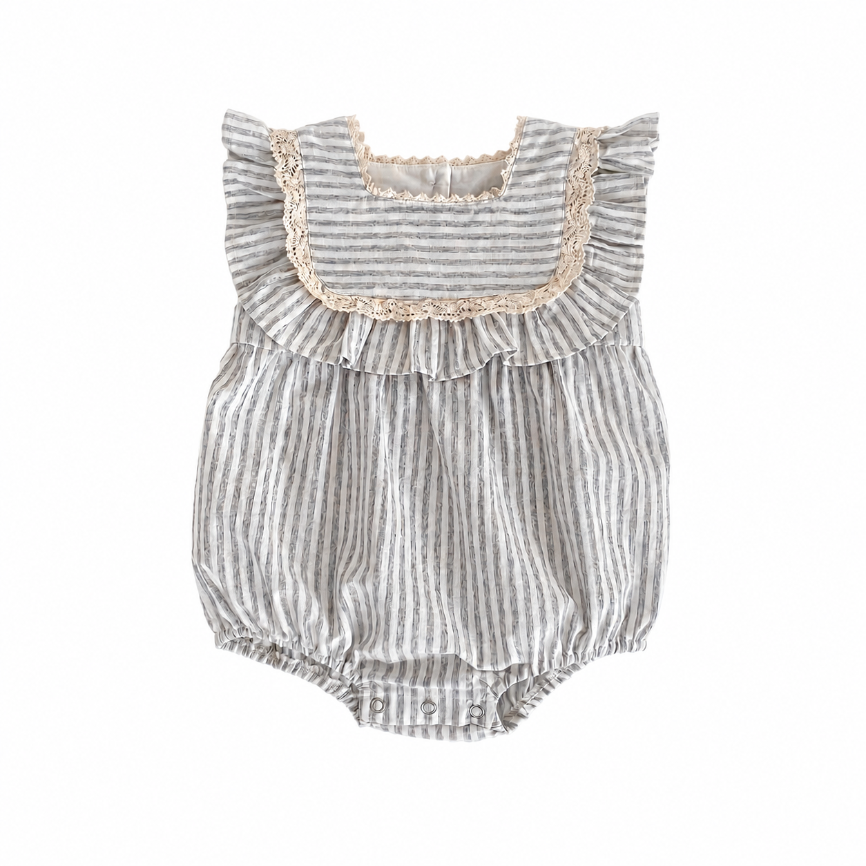 Frill Romper Blue