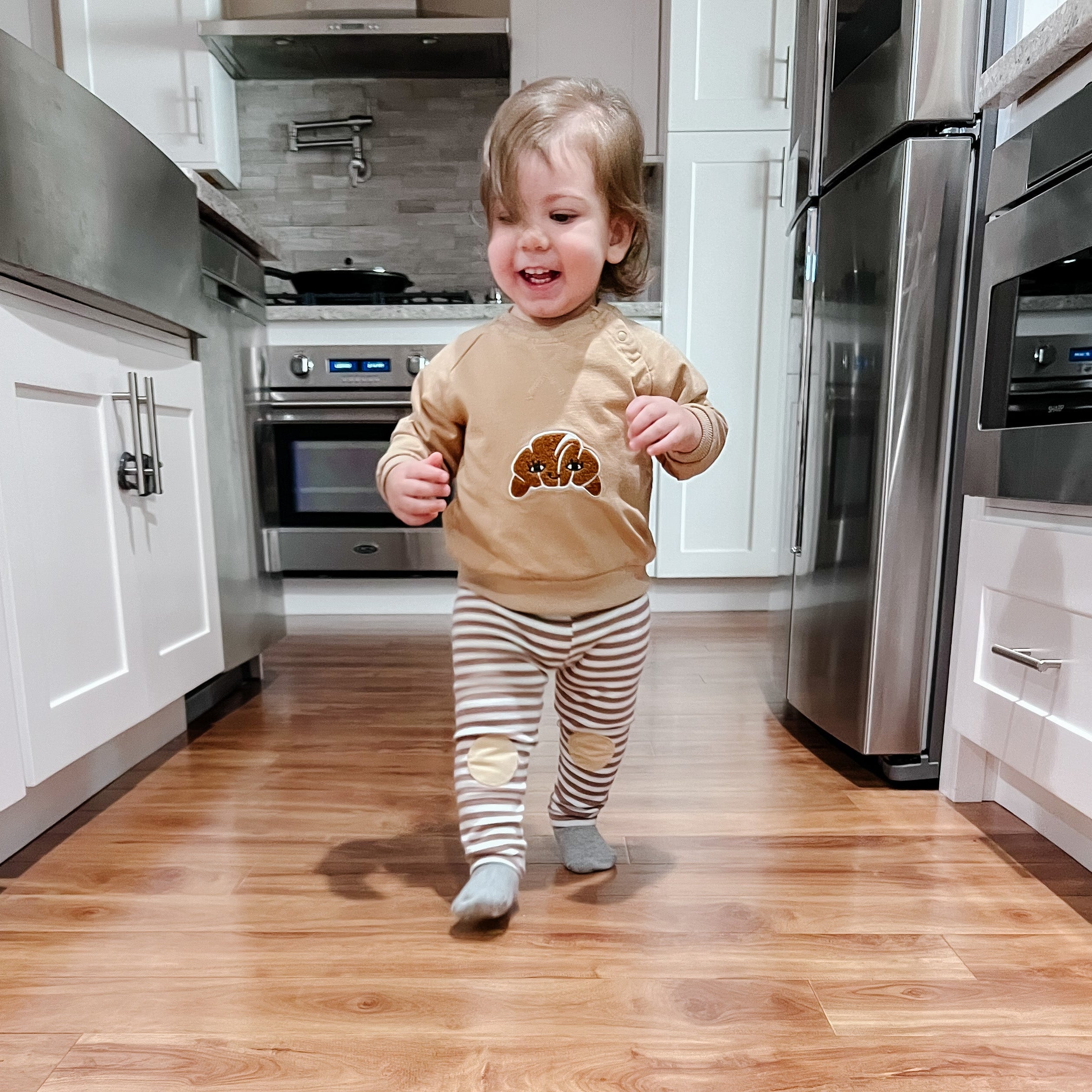 Croissant Patch Sweatshirt