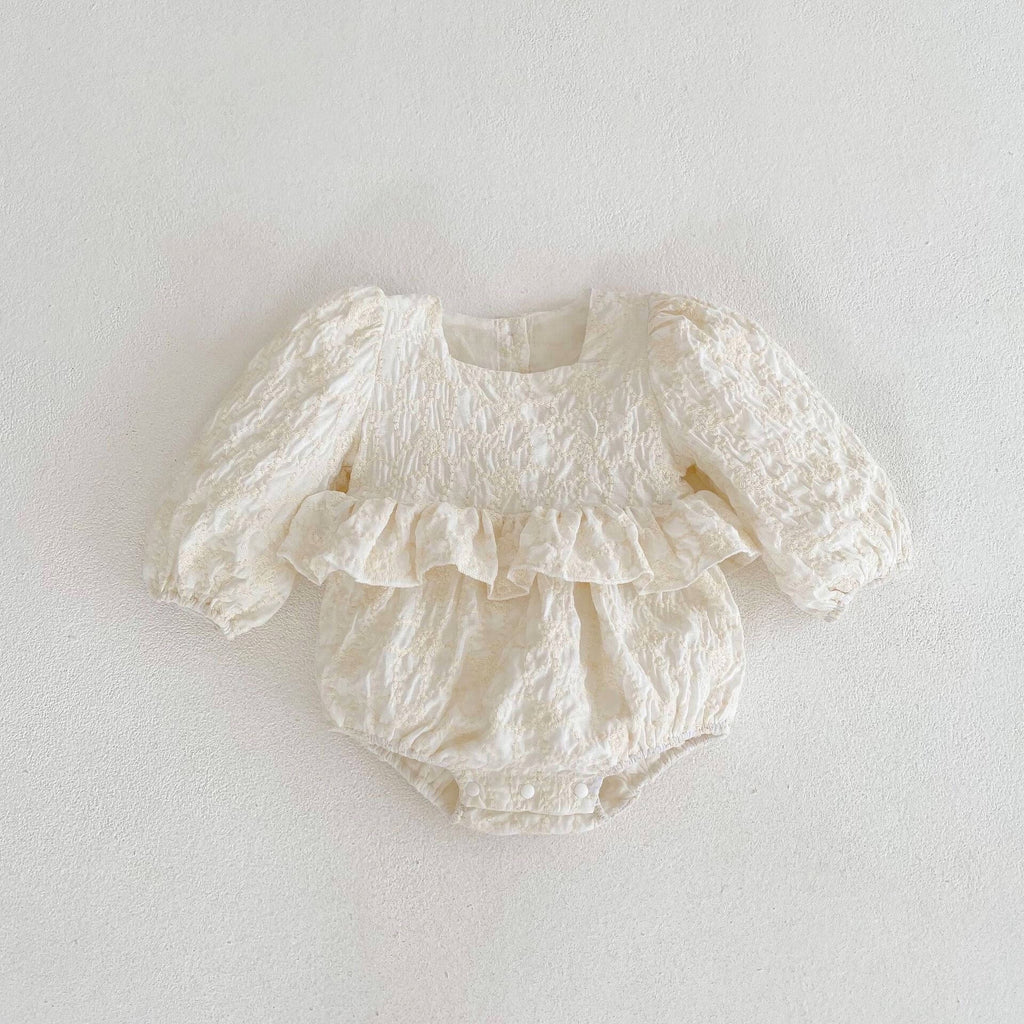 Andi Ruffle Lace Romper