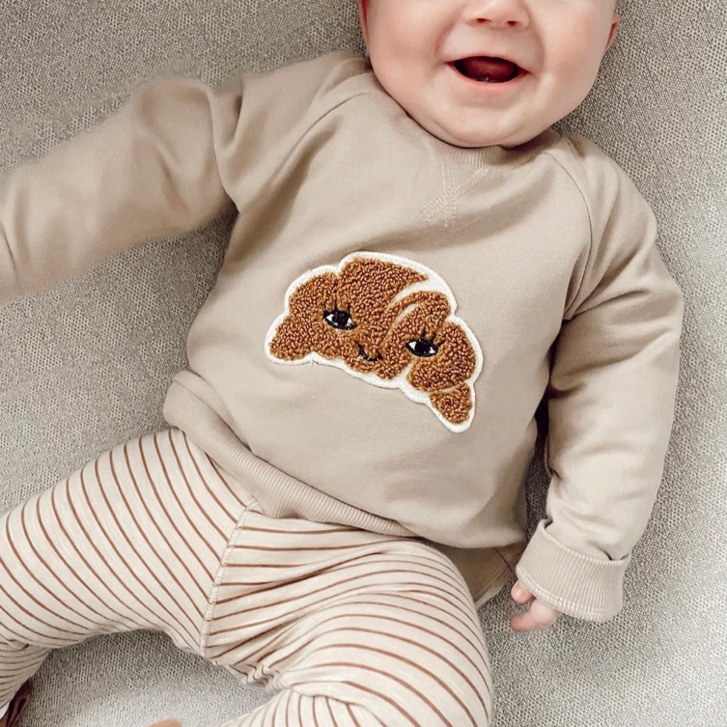 Croissant Patch Sweatshirt