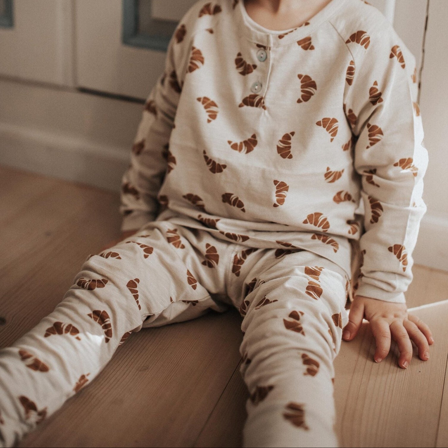 Croissant Print Leggings