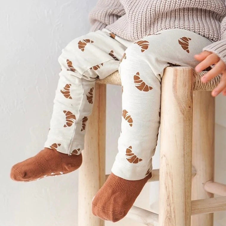 Croissant Print Leggings
