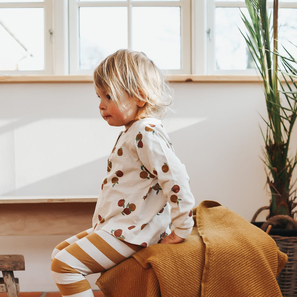 Long Sleeve Clementine Print Tee