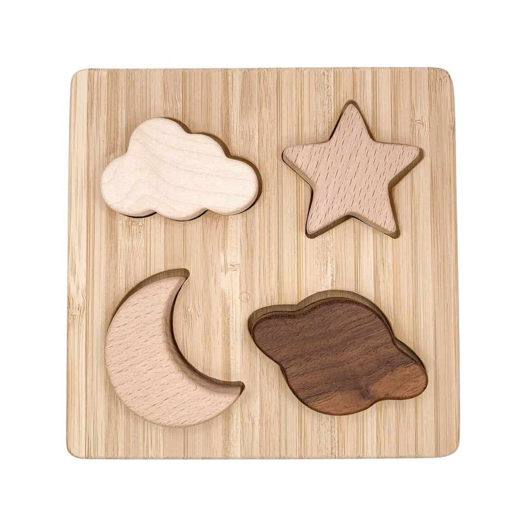 Wooden Montessori Solar System Puzzle