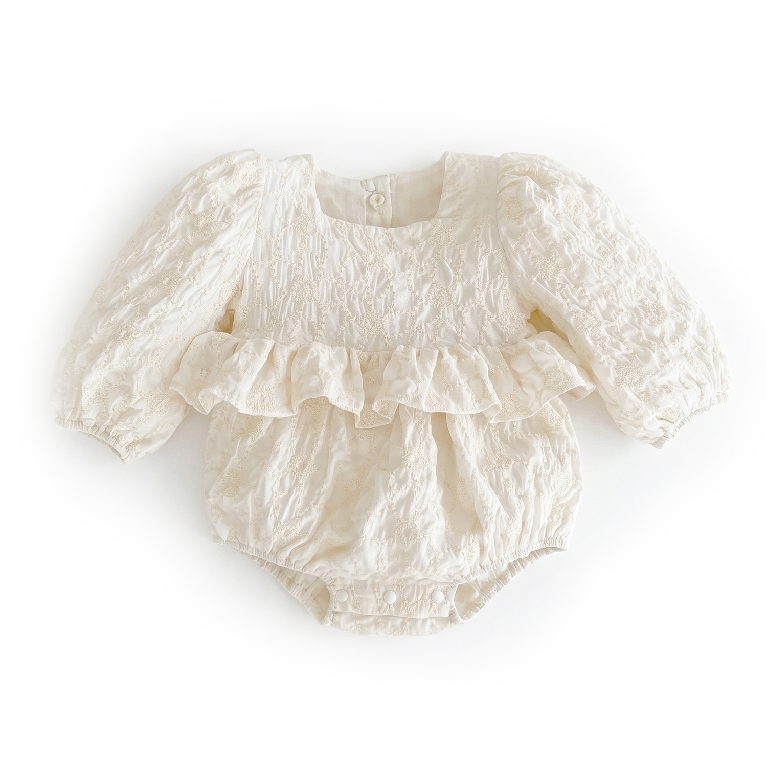 Andi Ruffle Lace Romper