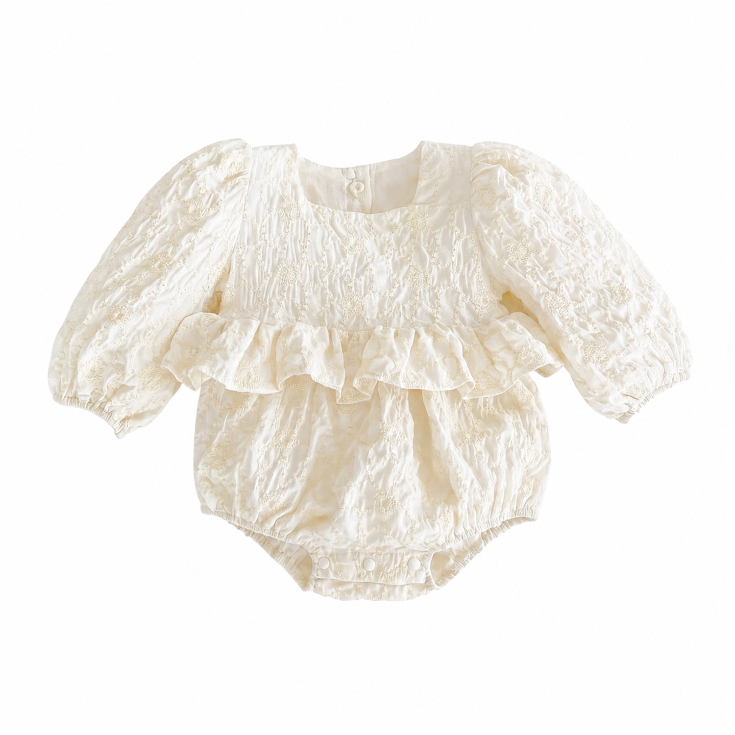 Andi Ruffle Lace Romper