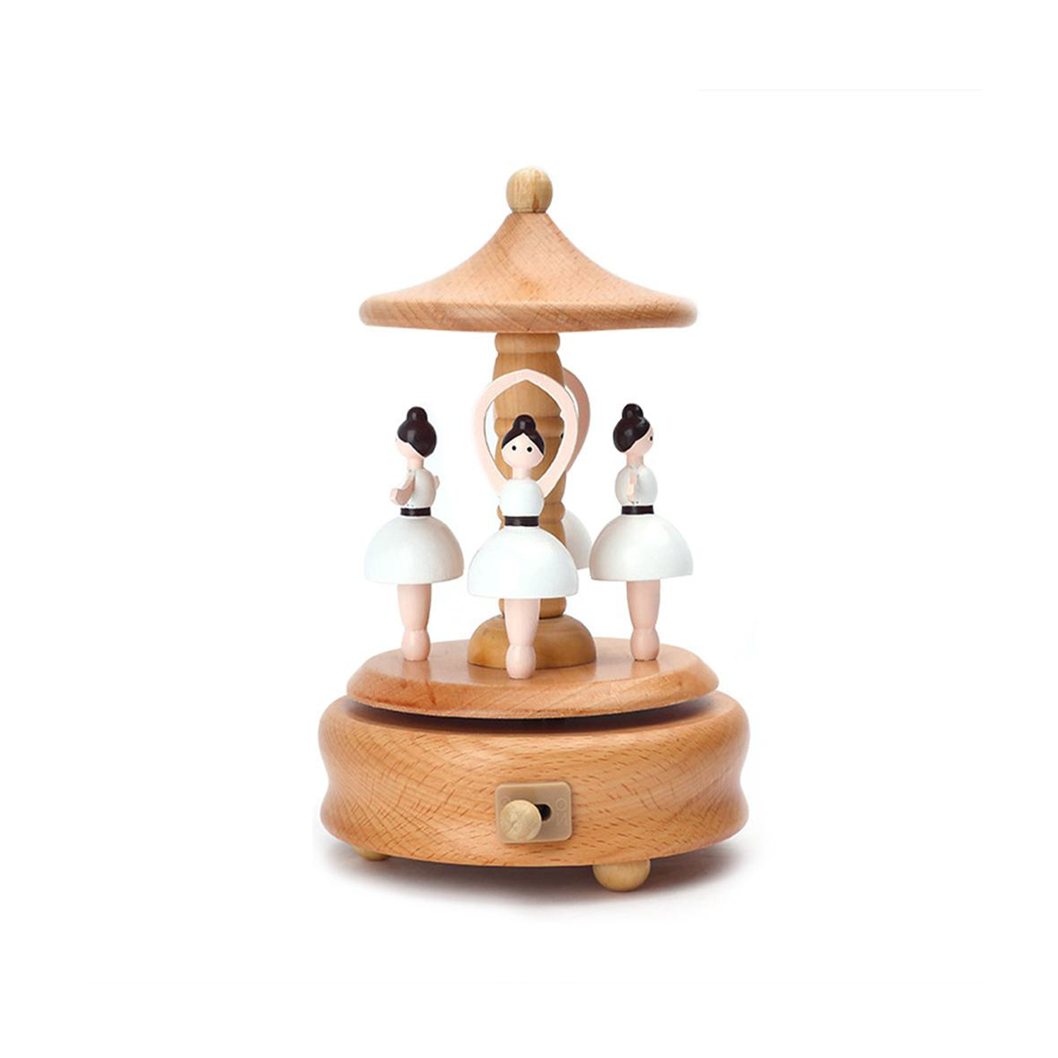 Twinkle Toes Woodcraft Ballerina Music Box