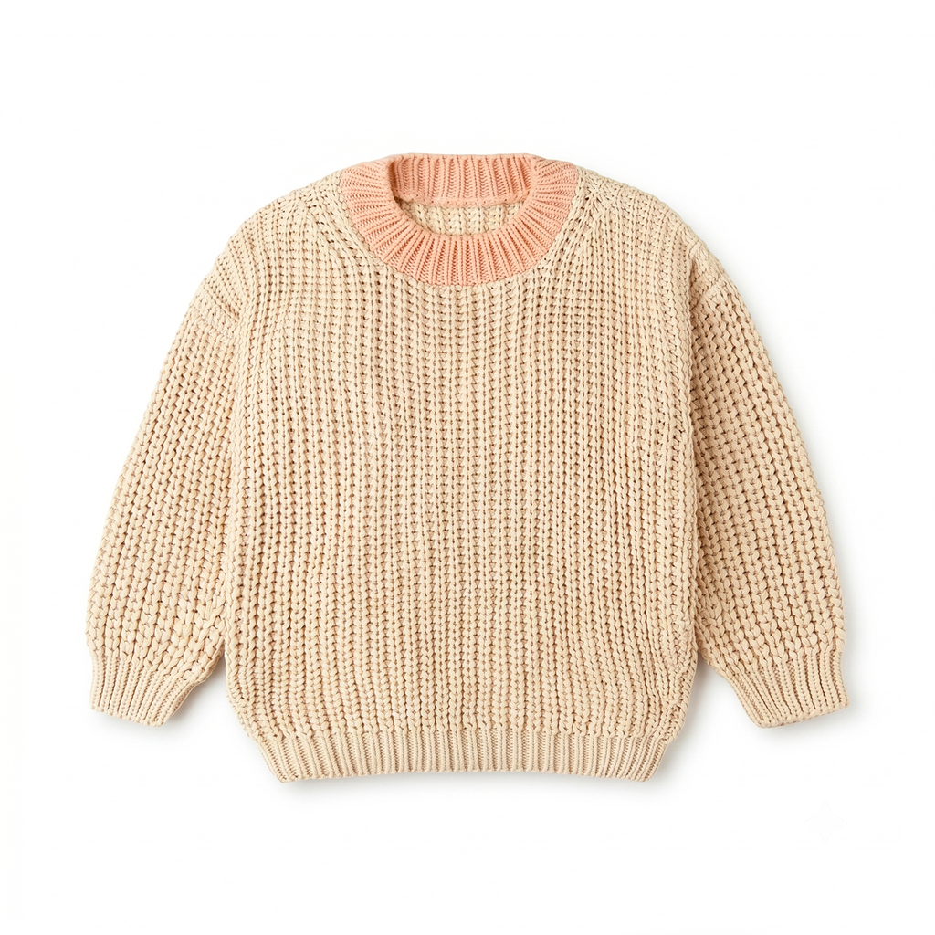 Laguna Chunky Knit Sweater in Coffee
