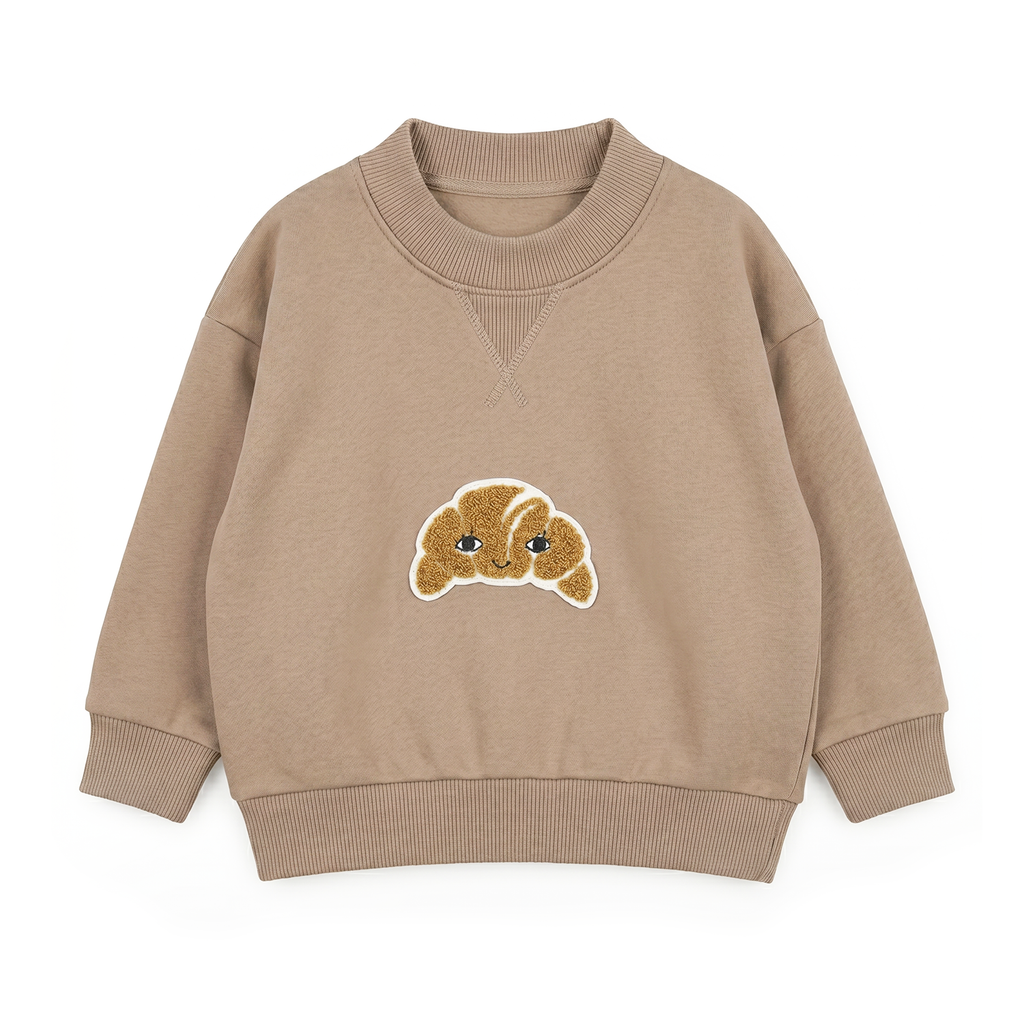 Croissant Patch Sweatshirt