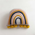 Embroidered Rainbow Pillow - Sun