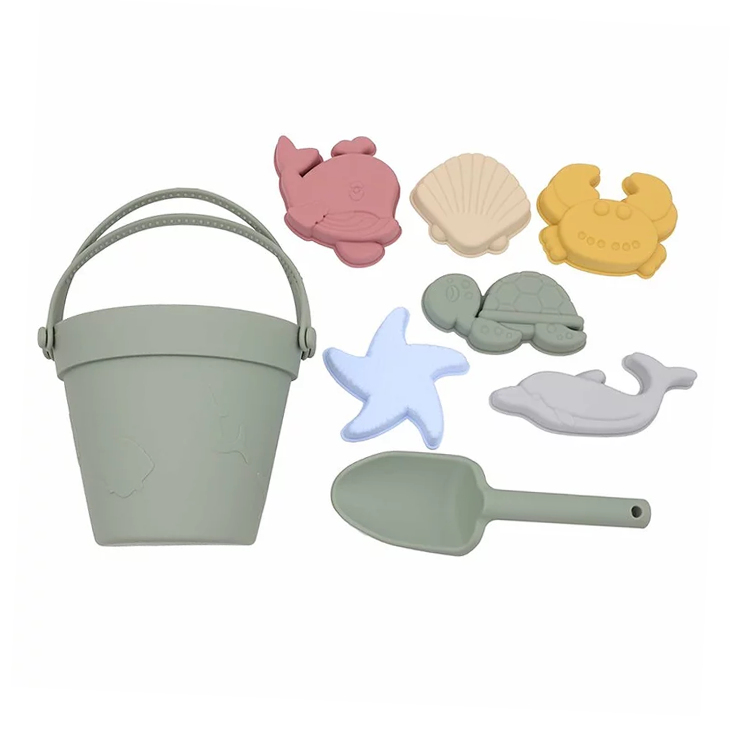 Beach Bucket Sand Toy Set - Jade