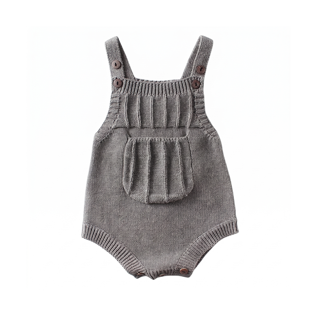 Sona Knit Romper Grey