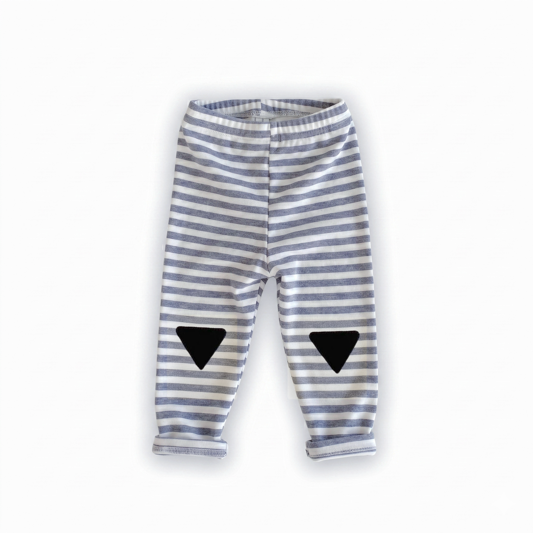 Knee Patch Leggings - Navy/White