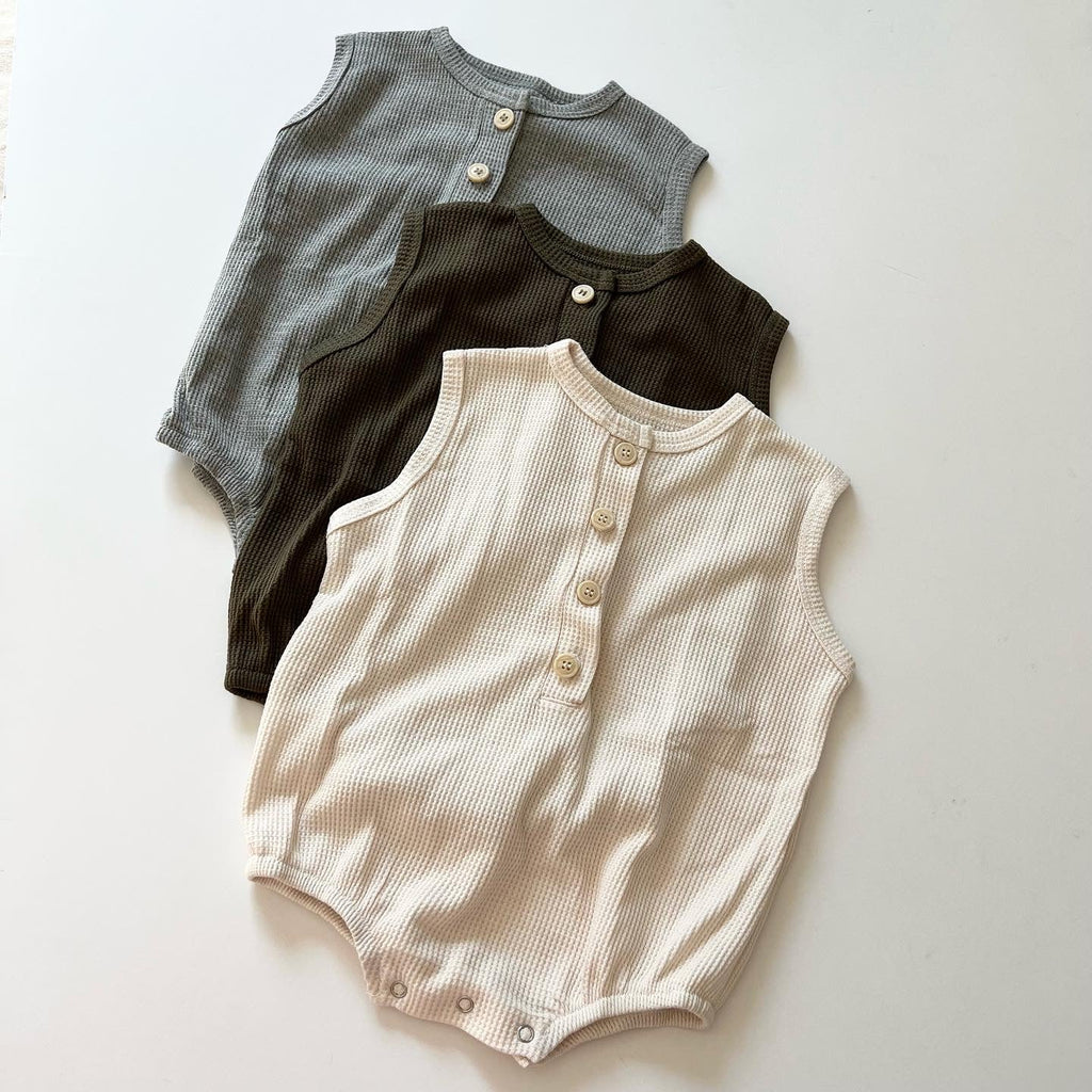 Matteo Waffle Romper