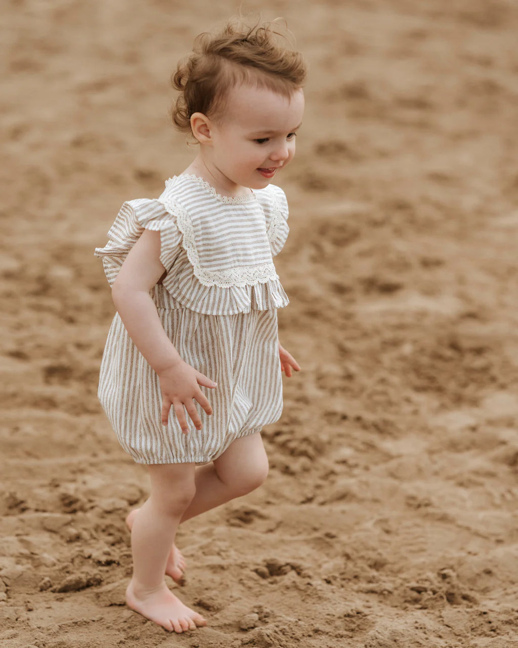 Frill Romper Blue