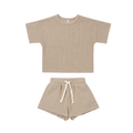 Sunday Waffle Knit Set - Latte