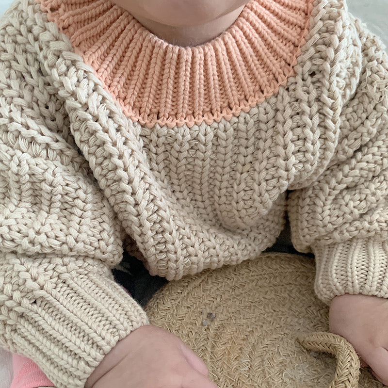 Laguna Chunky Knit Sweater in Coffee