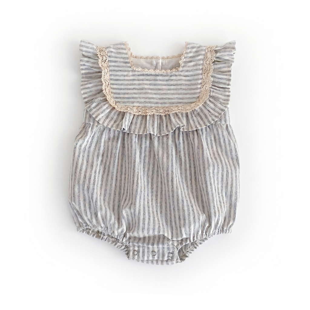 Frill Romper Blue