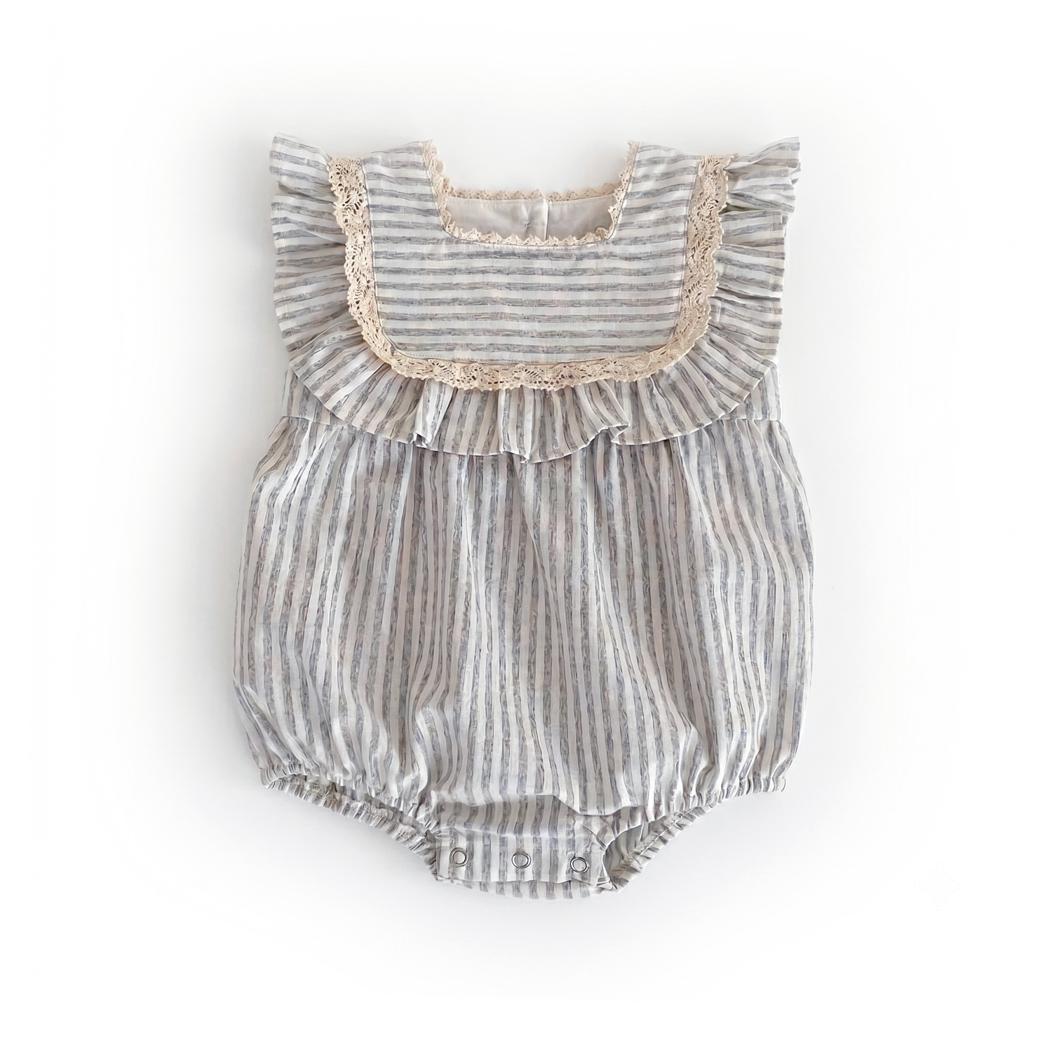 Frill Romper Blue