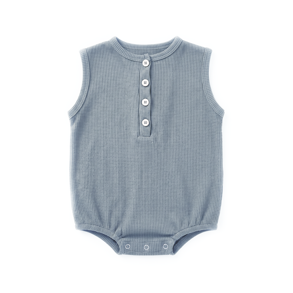 Matteo Waffle Romper - Sloan