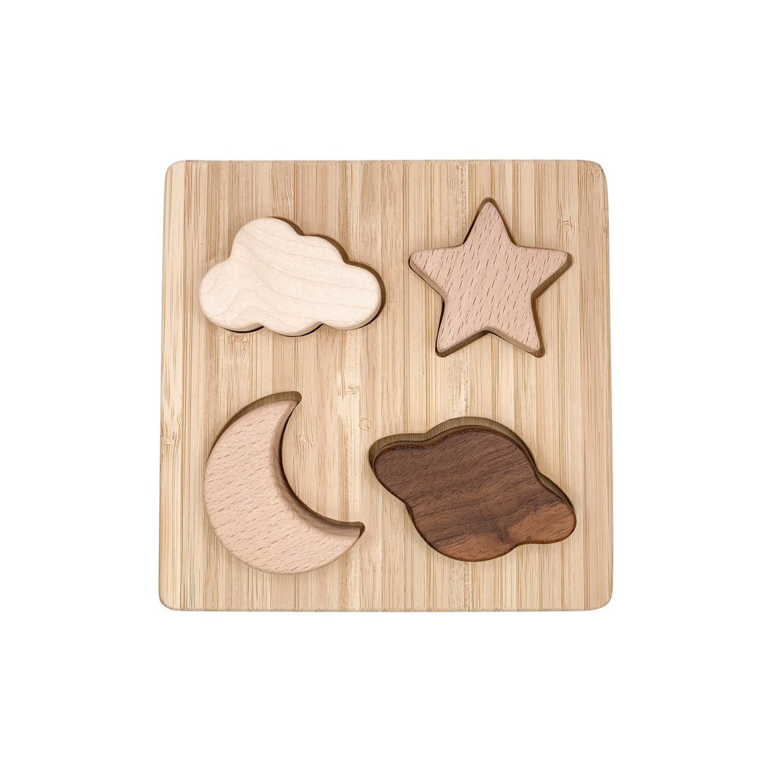 Wooden Montessori Solar System Puzzle