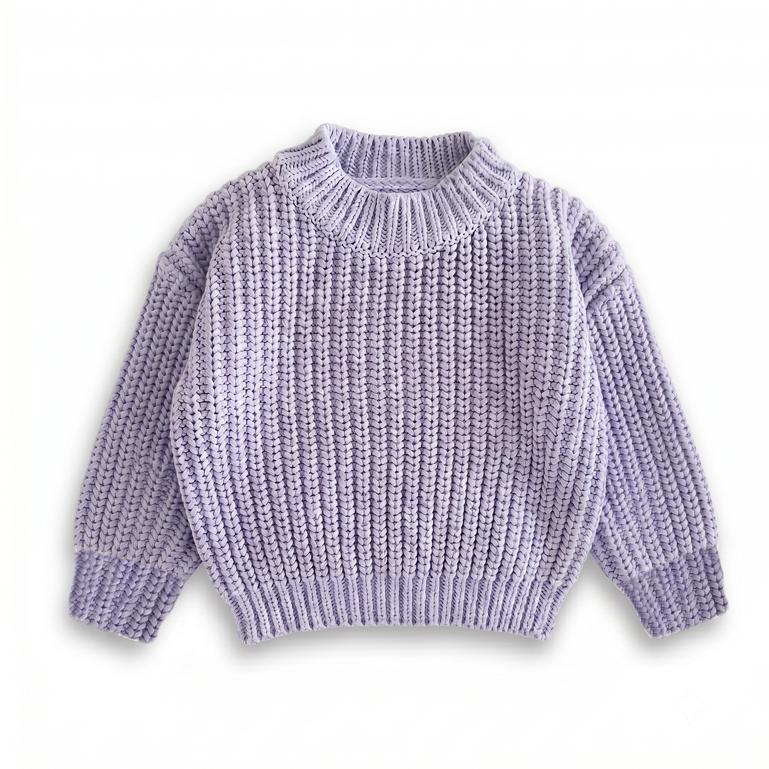 Laguna Chunky Knit Sweater in Violet