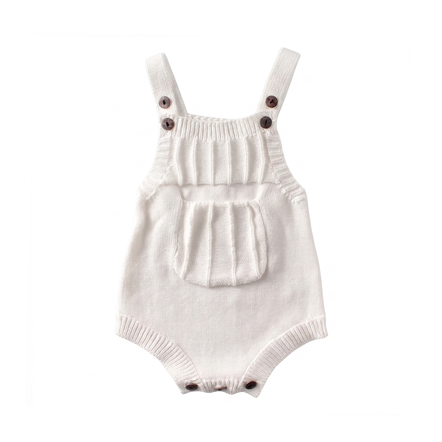 Sona Knit Romper White