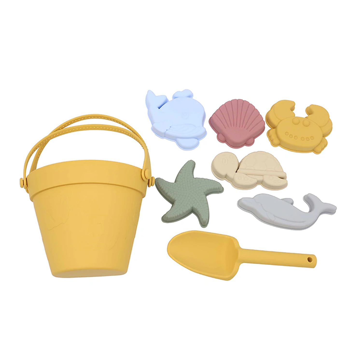 Beach Bucket Sand Toy Set - Yellow