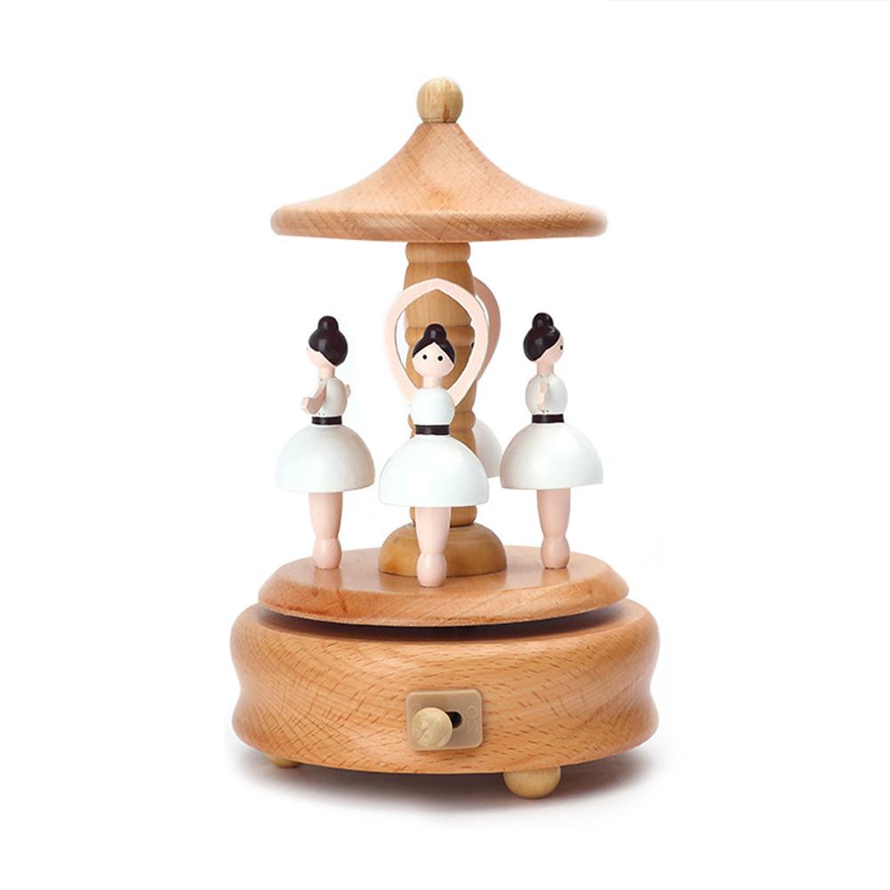 Twinkle Toes Woodcraft Ballerina Music Box